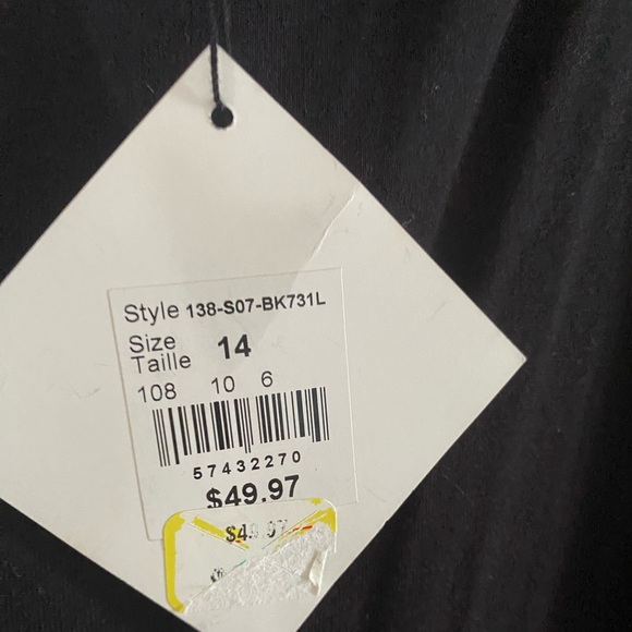 Black Dress size 14 NWT - Picture 3 of 5